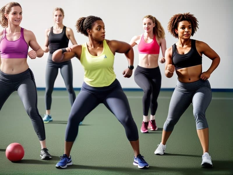 Group exercise rehabilitation session
